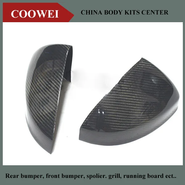 

2PCS:Add on style carbon fiber mirror cover rear view mirror for AUDI R8 2016