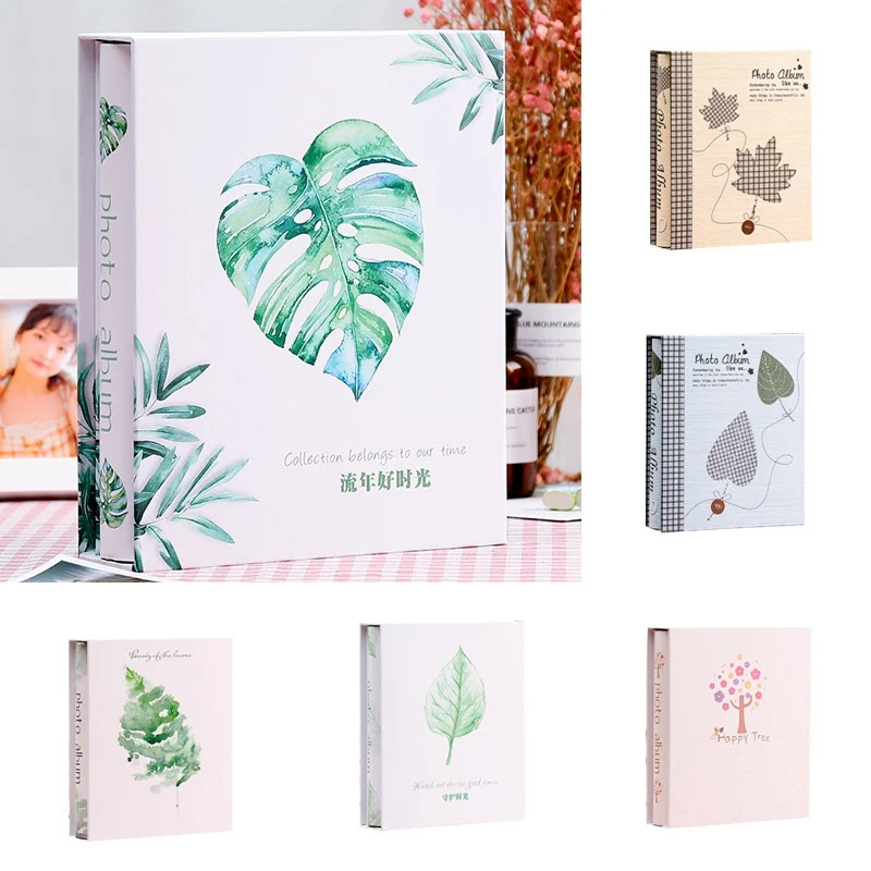 

200 Pockets Home Decor Photo Albums Wedding Graduation Commemorative Albums Memory Photo Pocket Perfect Diary Interleaf Type