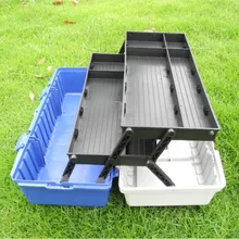 430X210X170 мм ABS корпус инструмента Tool box ударопрочный три этажа складной оборудования toolbox дома multi функция ремонт автомобилей случае