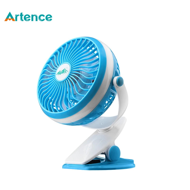 Buy USB Portable Mini Fan Clip Style Fan With Rechargeable Lithium Battery 3