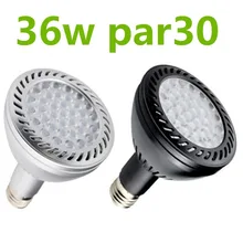30 шт./лот светодио дный трек PAR30 прожекторы магазин одежды прожекторы номинальной лампы 36 Вт поверхностного монтажа светодио дный трек источник света