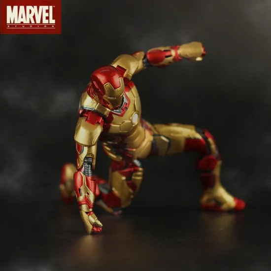 Marvel Мстители Старк Железный человек 3 Mark VII MK 42 43 MK42 MK43 ПВХ фигурка Коллекционная модель игрушки 18 см KT395