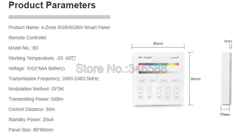 Светильник Mi. Smart Touch panel контроллер B1 B2 B3 B4 T1 T2 T3 T4 Одноцветный/RGBW/RGB+ CCT для светодиодной ленты/панельный светильник/лампа