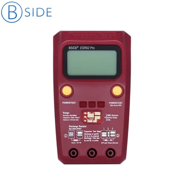 

BSIDE ESR02 PRO Digital Transistor SMD Components Tester Diode Triode Capacitance pF Inductance 20H Multimeter ESR Meter