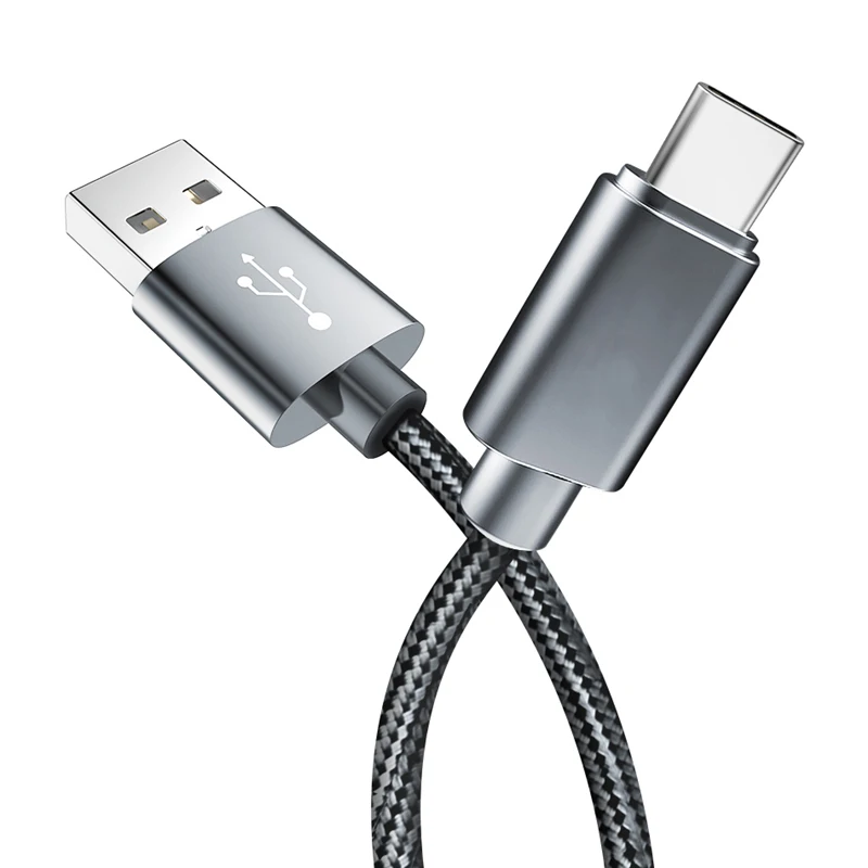 Металлический Плетеный usb type-C кабель для быстрой зарядки USB C кабель для samsung Galaxy S8 Note 8 OnePlus 2 для Xiaomi 4C type-C шнур