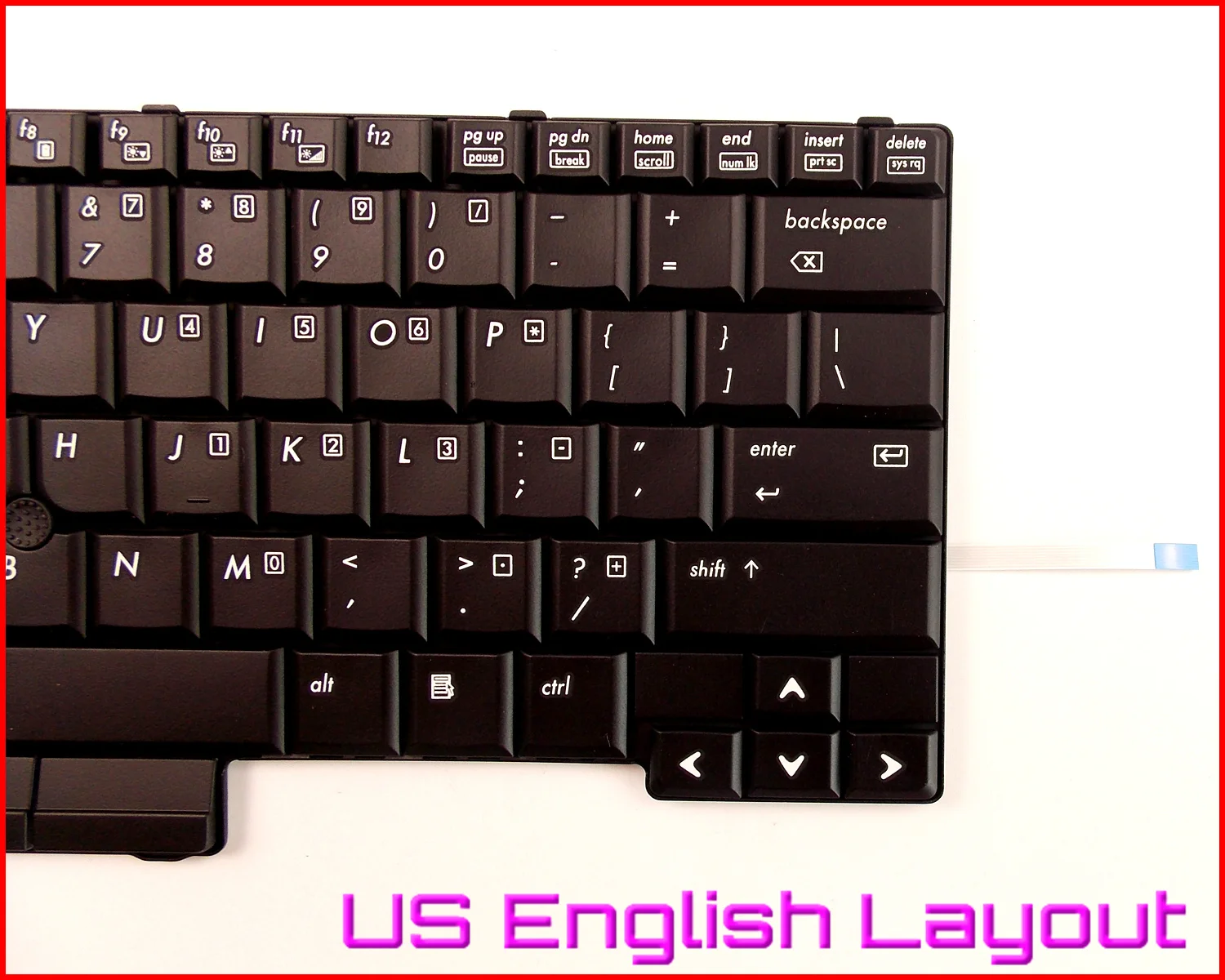 New laptop HP EliteBook 2510P 2530p Keyboard US English