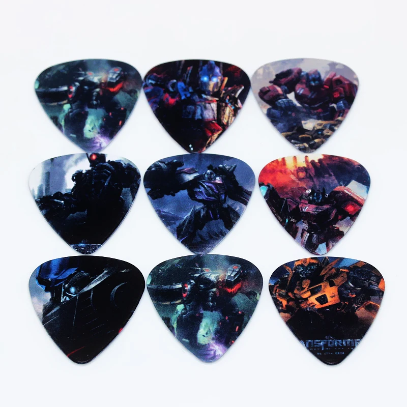 SOACH 50pcs Acoustic plastic guitar picks Plucked strings Instrument