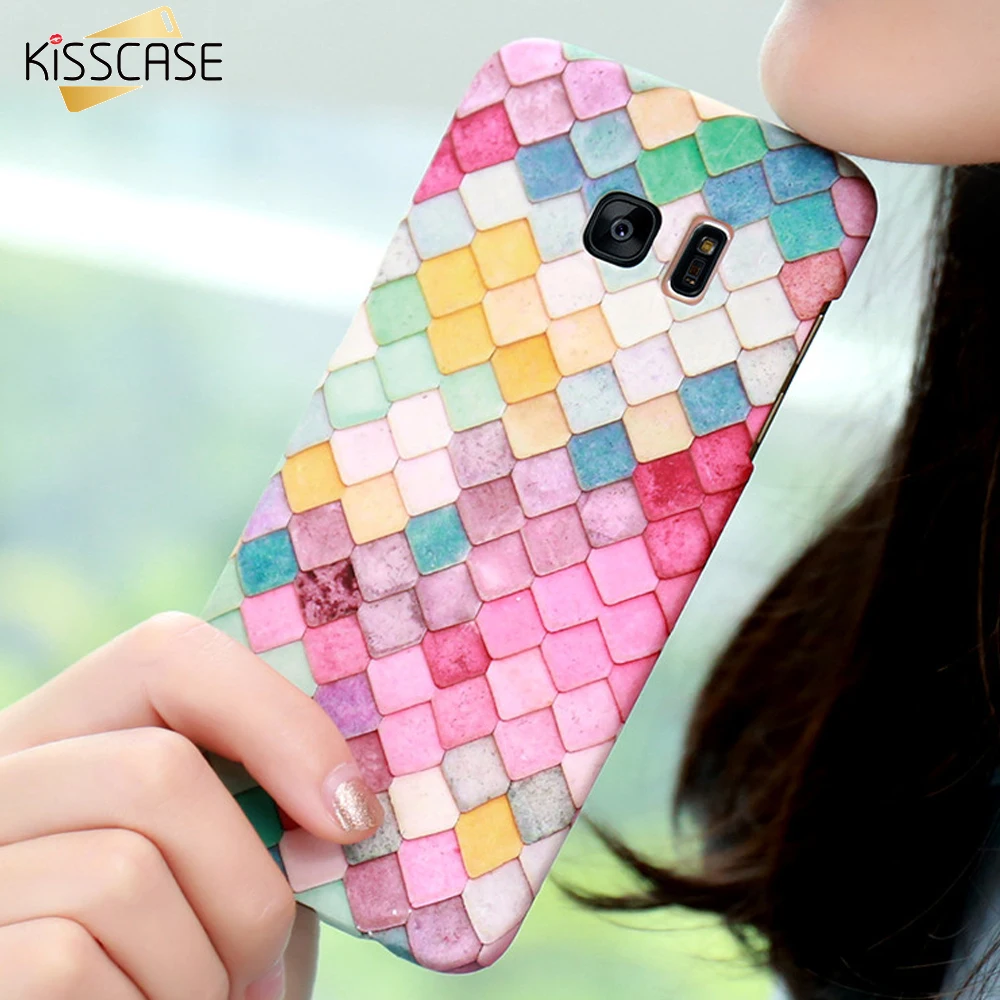 KISSCASE Phone Case For Samsung Galaxy S8 S8 Plus S7 Mermaid Squama Back Case For Samsung Galaxy S8 S8+ S7 S7 Edge A3 A5 2017 cases-for-s8+