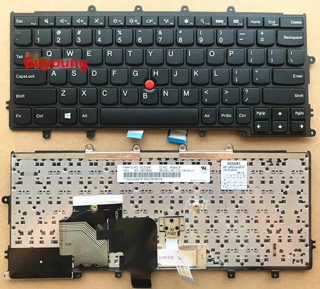 Английская американская Клавиатура для ноутбука LENOVO Thinkpad X230S X240 X240S X250 X250S x240i X270