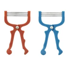 Ручное удаление волос на лице резьба пружинный рулон лица Красота Инструменты для эпиляции лица удаление волос Макияж Уход за лицом массажер