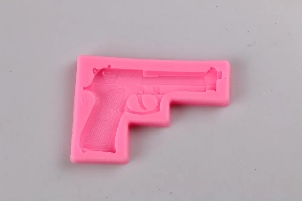 В форме оружия силиконовая форма 3D полимер для поделок Сделай Сам инструменты для украшения игрушек ювелирных изделий