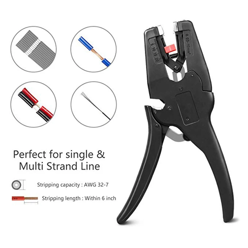 KALAIDUN Wire Stripper and Cutter Automatic Insulation Wire Stripping Tool ElectricianStripping Pliers Multi-purpose Universal2