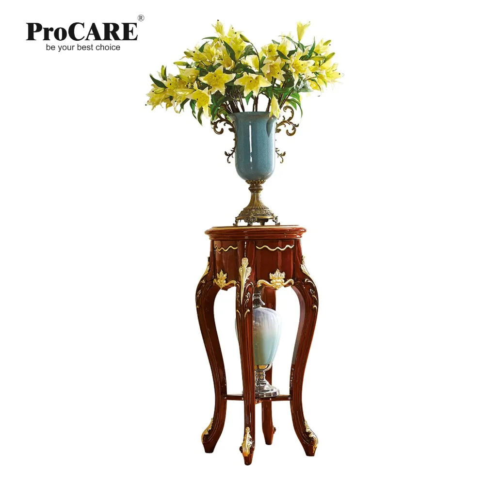 В античном стиле из твёрдой древесины придиванный столик для телефона или цветка роскошная мебель в европейском стиле набор от бренда ProCARE