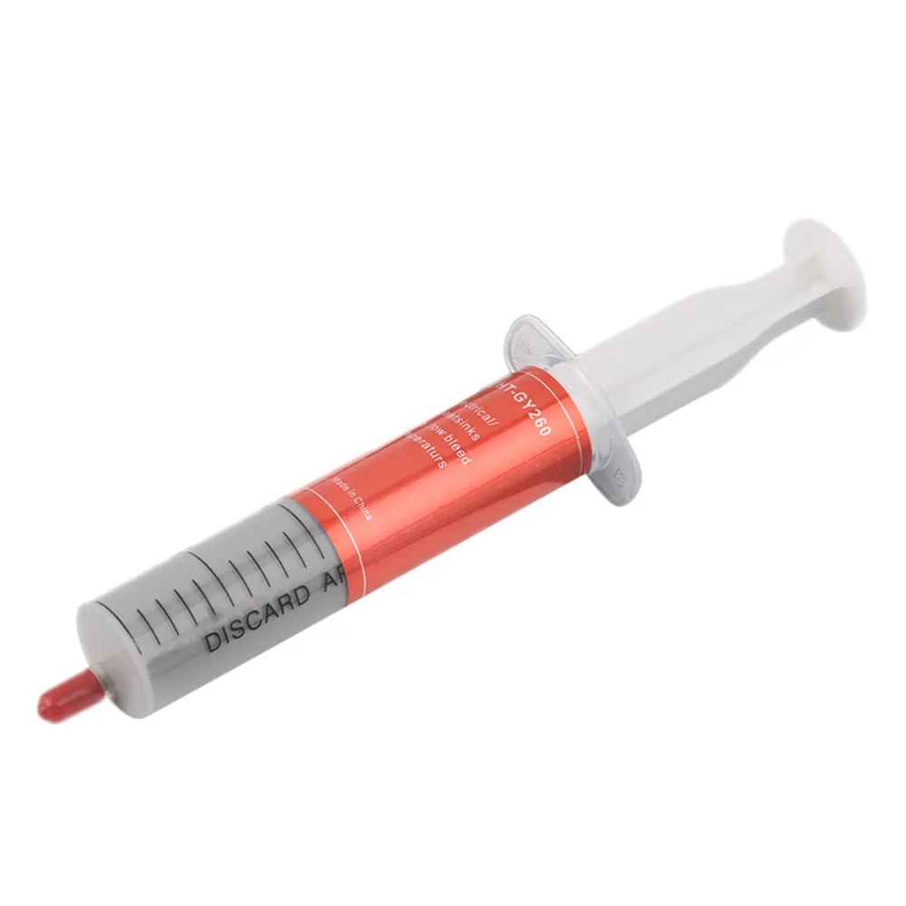 

30g Syringe Thermal Grease gray CPU Chip Heatsink Paste Conductive Compound ABS Material