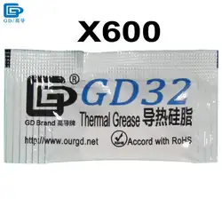 GD32 Термальность пасту смазка силиконовая пластырь радиатора Соединение 600 шт. белая сетка Вес 0,5 г для Процессор охладитель MB05