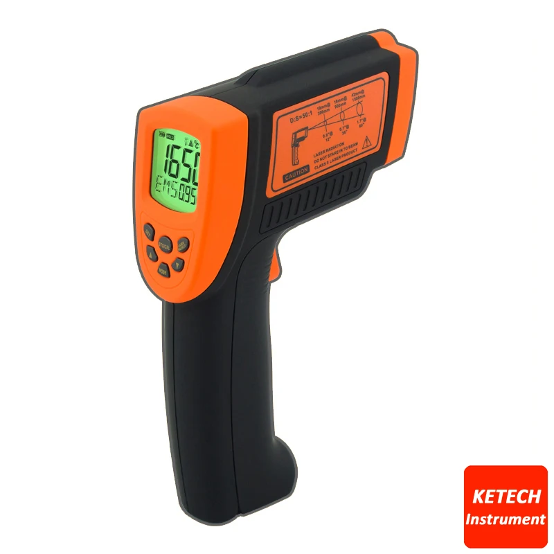 

Noncontact Infrared Thermometer -18C~1650C(0F~3002F) AR882