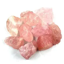 Необработанные розовые кристаллы кварты z 1 фунт (450 г) необработанный