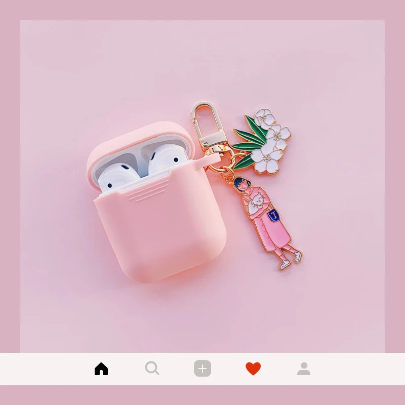 Чехол с милым котом для Airpods чехол Bluetooth Apple Air pods защитный наушников