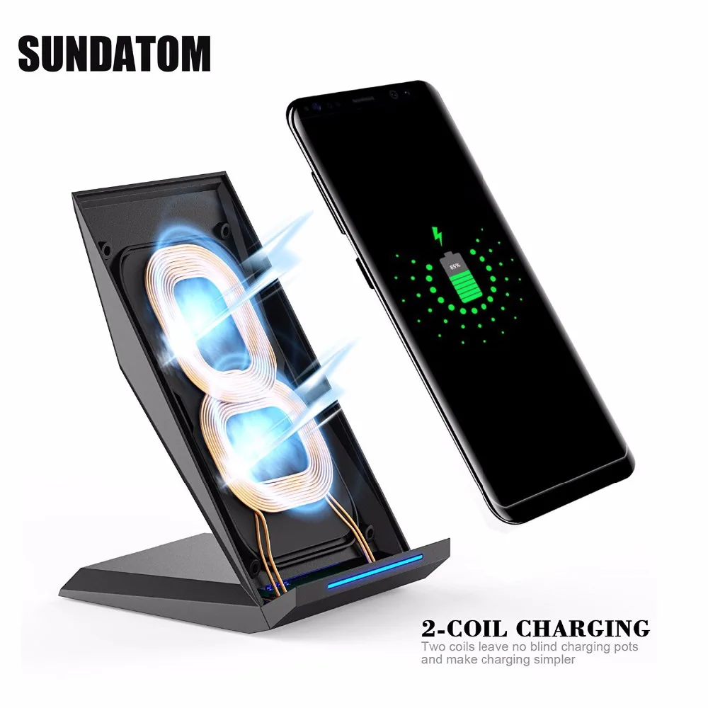 Wireless Fast Charger Strand for Samsung Galaxy S6 Edge S7