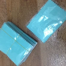 50 шт. 10*7 см TF синий серебряный лак opp сумки ткань для серебряных золотых ювелирных изделий очиститель замши материал ткани