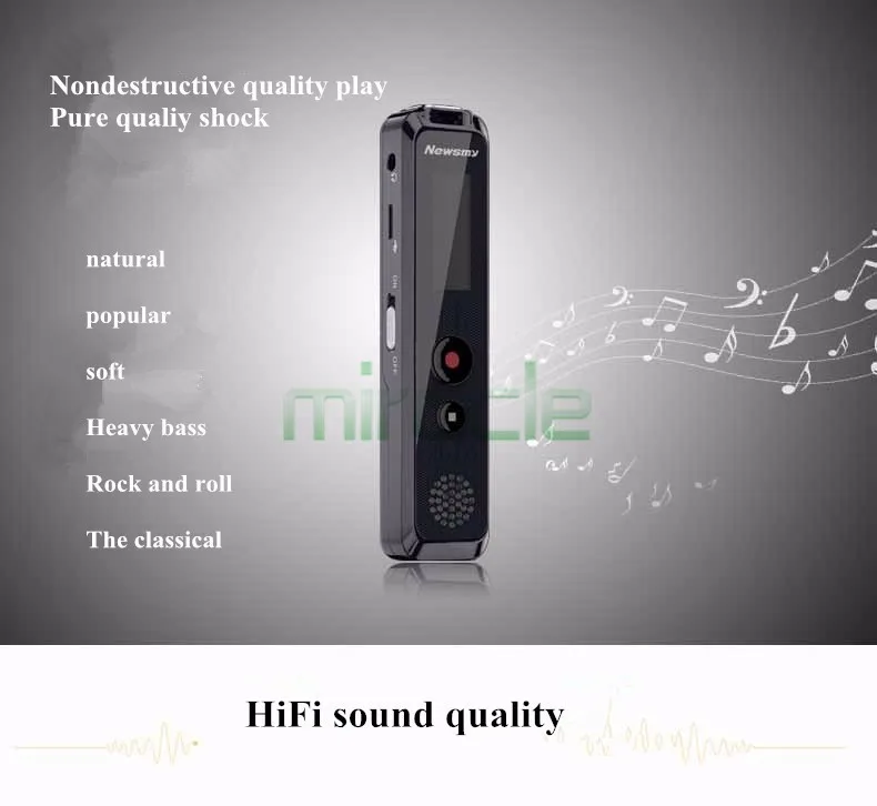 Newsmy Rv90 1 1 Pouces 16g Enregistreur Vocal Mini Hd Longue Distance Reduction Du Bruit En Acier Coque Metallique Enregistreur Dictaphone Aliexpress
