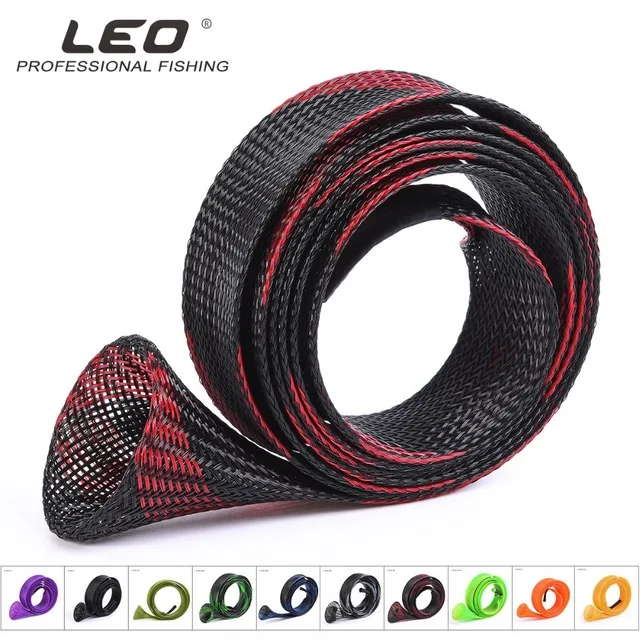 

LEO Lightweight Mesh Tube Telescopic Fishing Rod Protector 35mmX170cm Fishing Tackle Accessories Protection Fishing Rod Protect