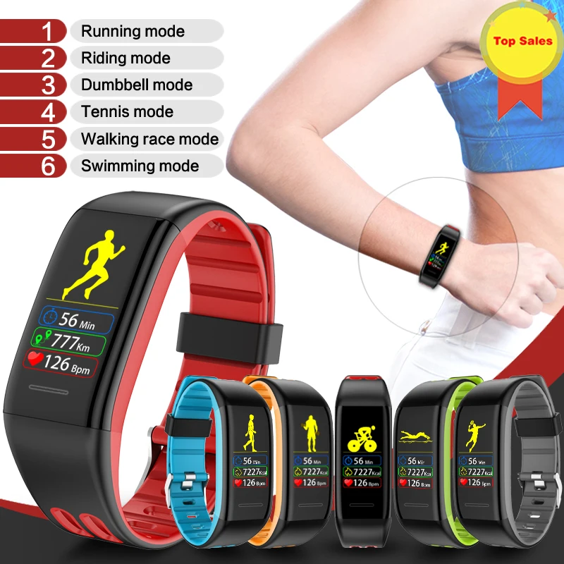 

Smart Band IP68 professional waterproof Fitness Tracker Heart Rate Monitor Smart Bracelet Men Watch for Sport Climbing running