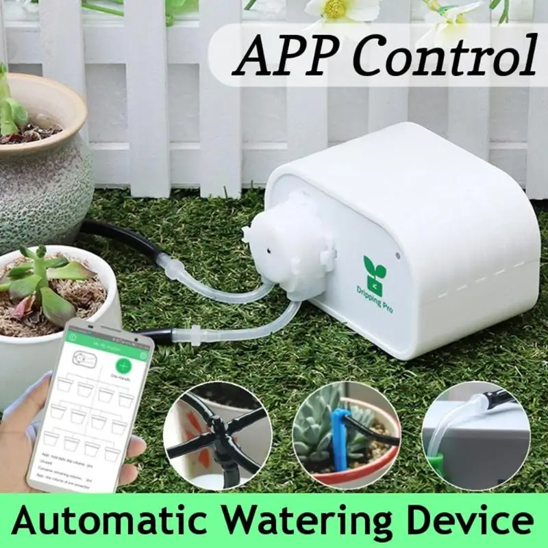 

Mobile Phone Controller Intelligent Garden Automatic Watering Device Plant Drip Irrigation Tool Water Pump Timer System