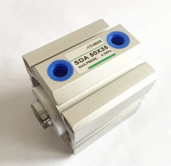

Bore size 63mm*50mm Stroke SDA Mini Electric Double Acting Compact Pneumatic Air Cylinder