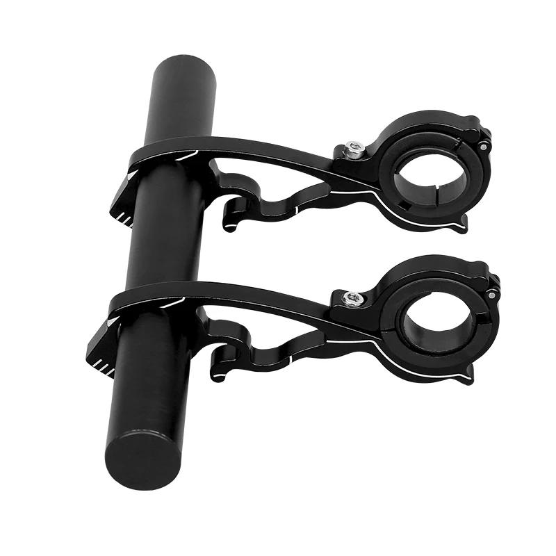 Bicycle Accessories Bicycle Handlebar Extender Bicycle Flashlight Holder Handlebar Extender Cycling Bike Frame Double Extension Mount Holder For Bike Light