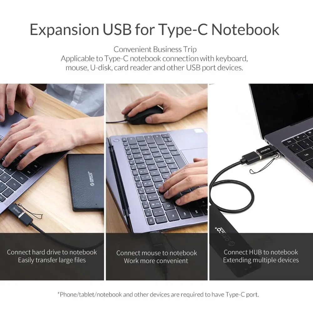 OTG USB Type C Adapter for Phone Macbook Laptop