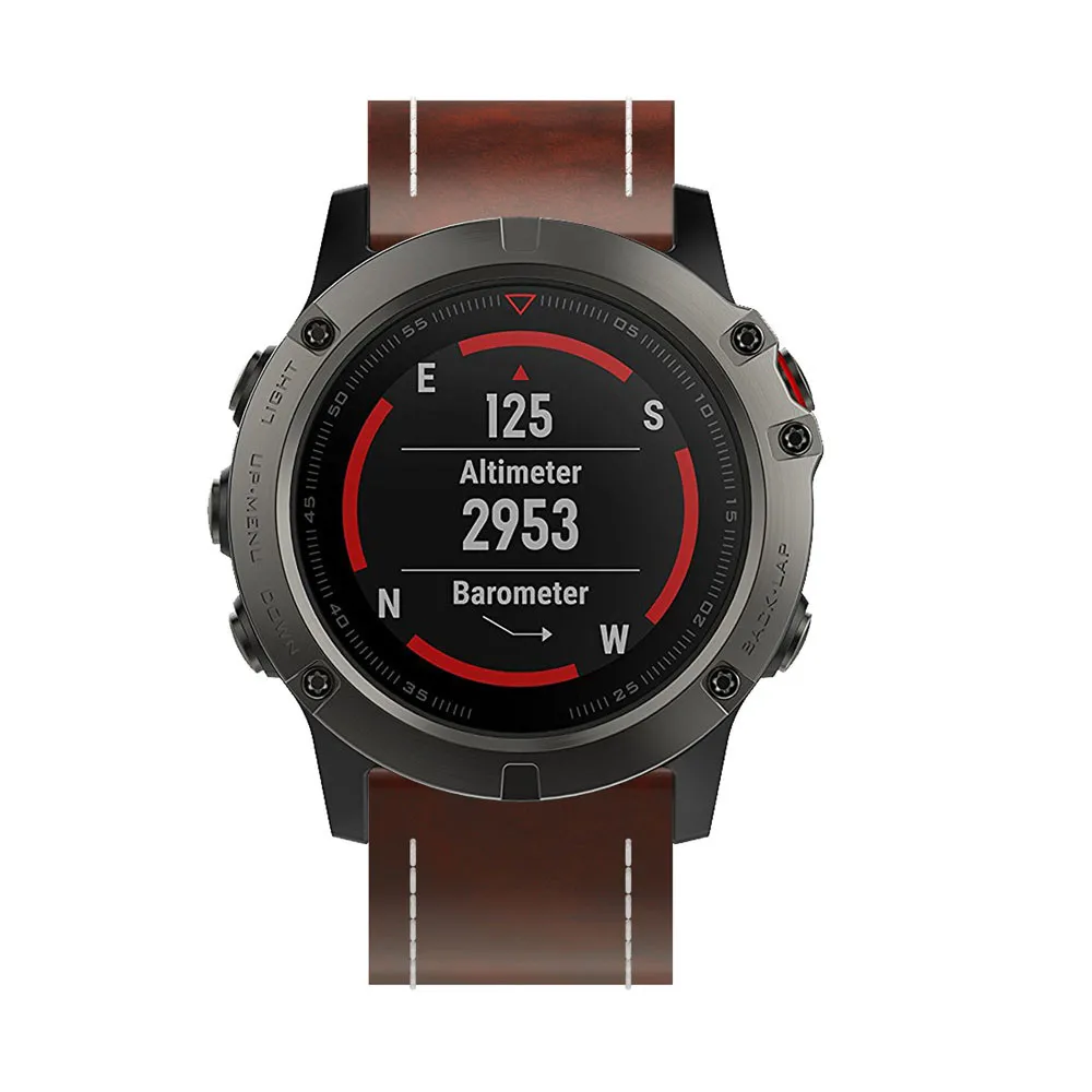 fenix 5x leather strap