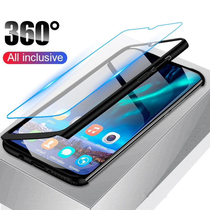 Чехол с полным покрытием 360 градусов для Huawei Y9 2019 Y7 Y6 Prime Pro 2018 Y5 2017 Nova 4 4e 3 3i 3e 2 2S 2i Lite
