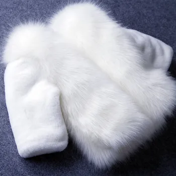 

Fashion Kids clothes winter fur coat for girls baby clothes parka elegant clothing for girls girl outerwear faux fur Y40