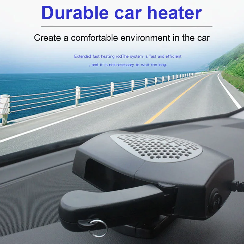 

2018 Portable Car Heater Heating Cooling Fan Defroster Demister 12V/24V 150W CSL88