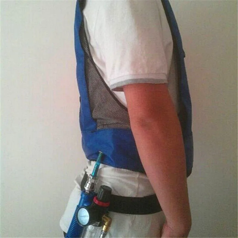 Vortex Tube Air Conditioner Waistcoat Welding Steel Vest GY88