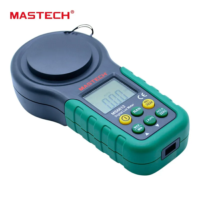 Люкс метр mastech ms6612S 200000 люкс светильник измерительные характеристики