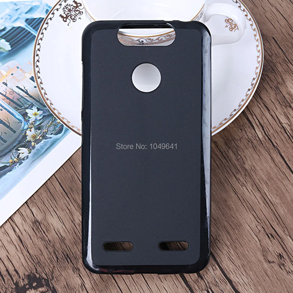 ZTE1310_1_High Quality Pudding Anti Skid Soft Silicone TPU Protection Case for ZTE Blade V8 Mini