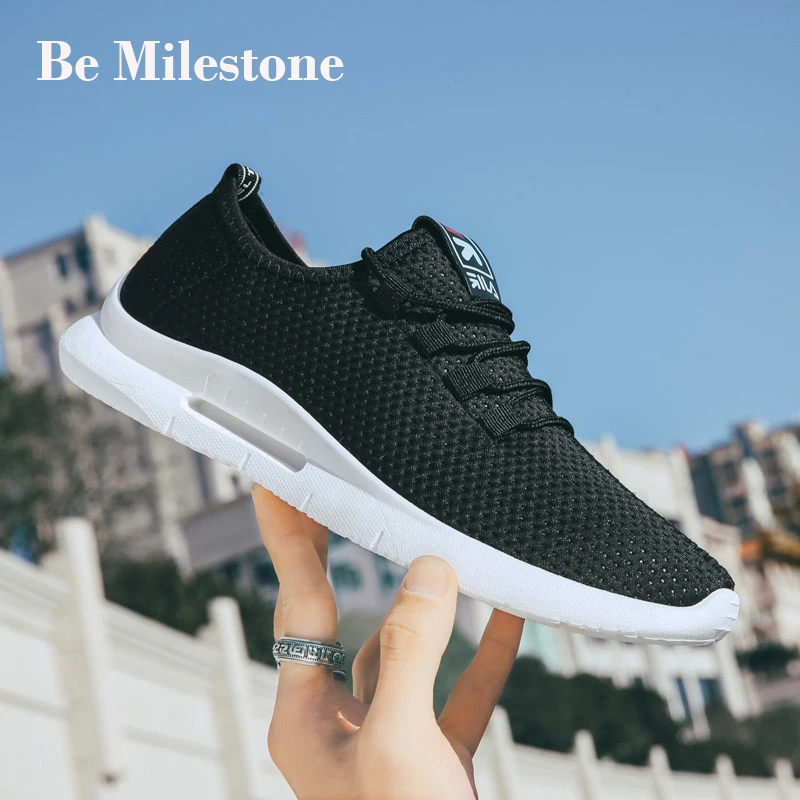 

Fashion trend 2019 spring summer men's casual shoes lightweight comfortable breathable sports shoes running shoes sneakers black