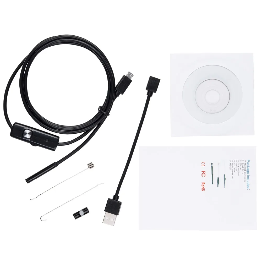 1080P Full HD USB Android Endoscope Camera IP67 1920*1080 1M 2M 5M Micro Inspection Video Camera Snake Borescope Tube