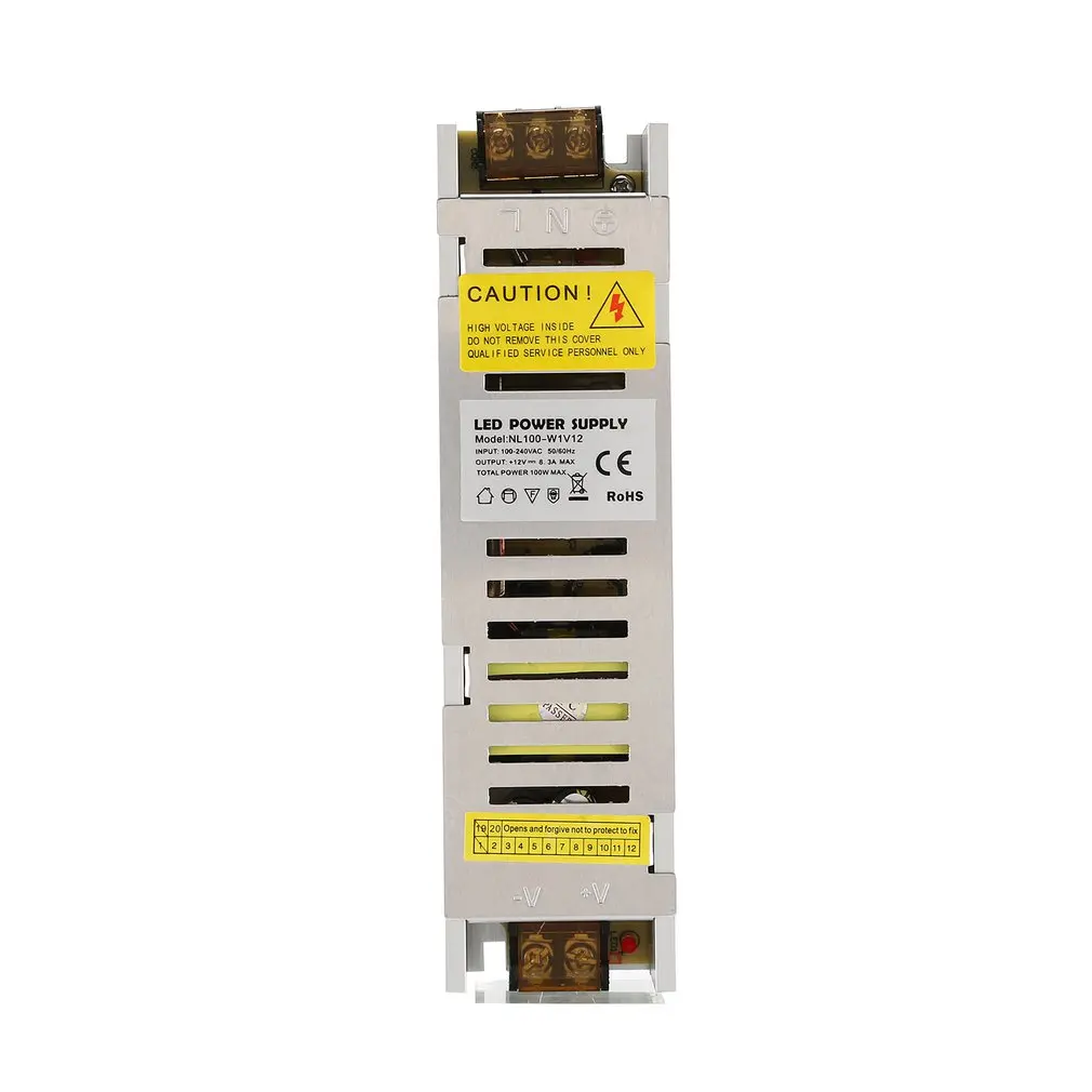 

LED Power Supply Switch Current Volt Driver Adaptor Switching DC 12V 100W Lighting Stabilized Transformer Constant Voltage