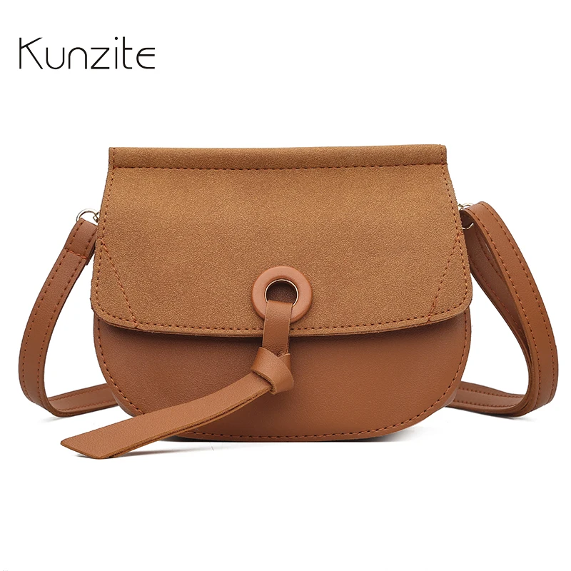 

Nubuck Leather Crossbody Bags for Women 2019 Spring Summer Style Messenger Bags Famous Brands Casual Daily Single Shoulder Bags