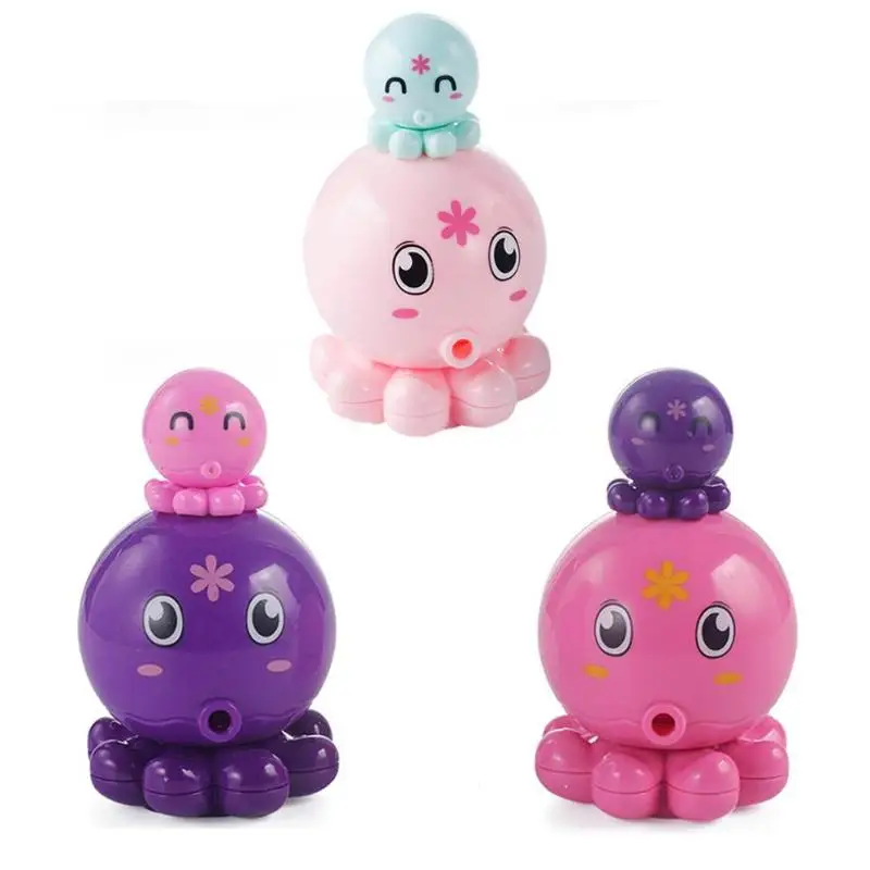 Octopus Детские игрушки для ванной милые животные Душ Распылитель Воды Ванна Ванная игрушка Подарки Ванна Осьминог КИТ всплеск воды игрушка цвет в ассортименте - Цвет: Octopus