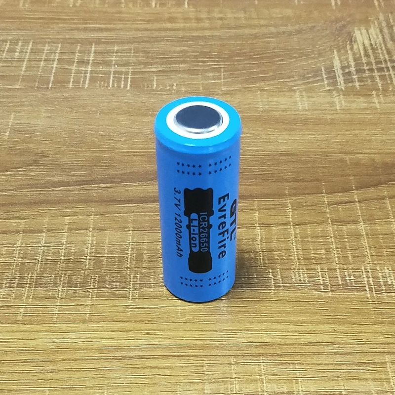 

3.7V 26650 Battery 12000mAh Li-ion Rechargeable Battery For LED Flashlight Torch Li-ion Battery accumulator battery