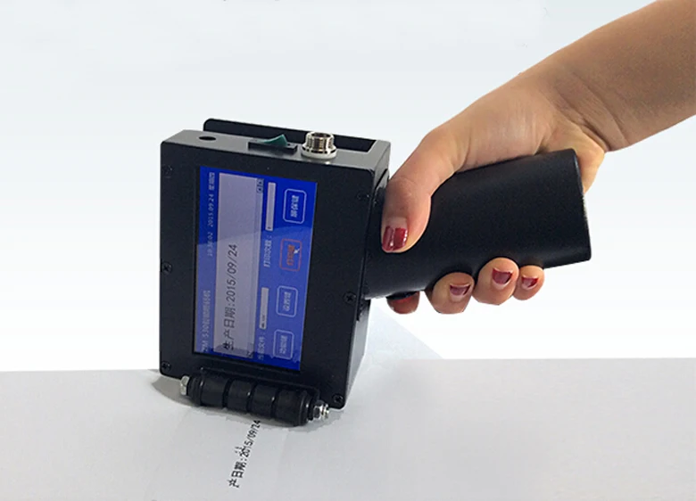 

Handheld Intelligent Inkjet Printer Ink Date Coder Coding machine with LED Screen