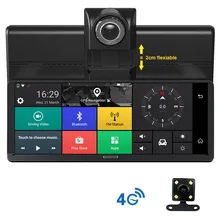 8 “Touch 4G Android wifi GPS Full HD 1080 P Video Recorder Dual Lens Cancelliere Dash cam ROM 16 GB ADAS auto dvr della macchina fotografica