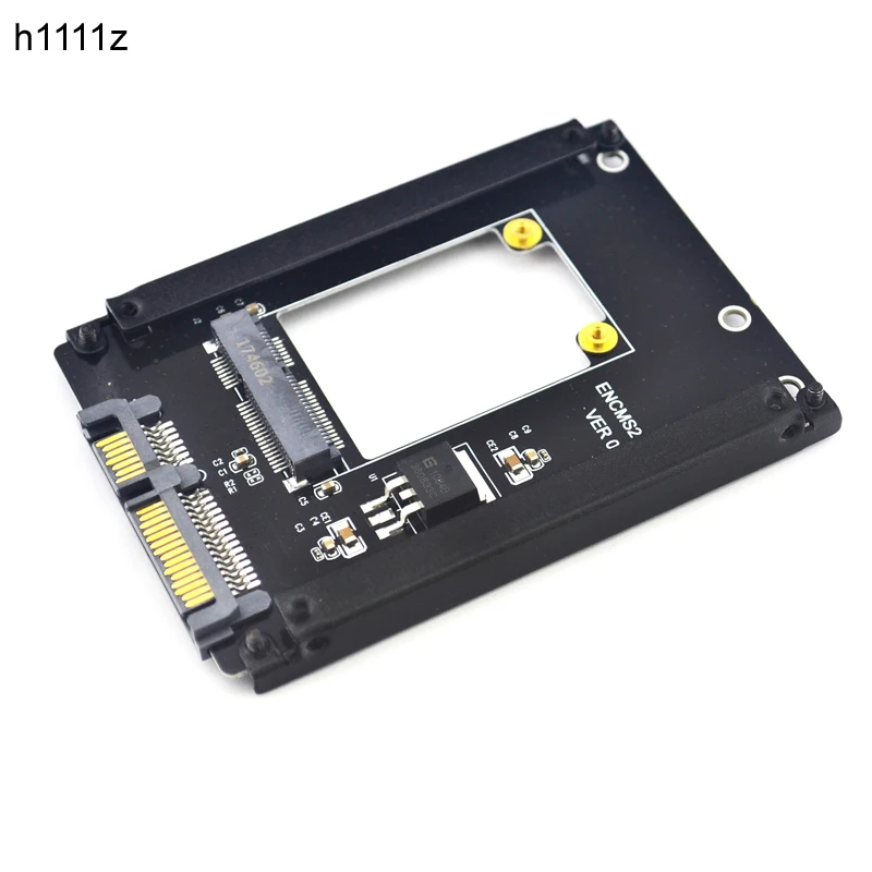 

mSATA to SATA Adapter Mini PCIe mSATA SSD to 2.5" SATA3 Drive Converter Card Adaptor Support Full High mSATA SSD for Computer PC
