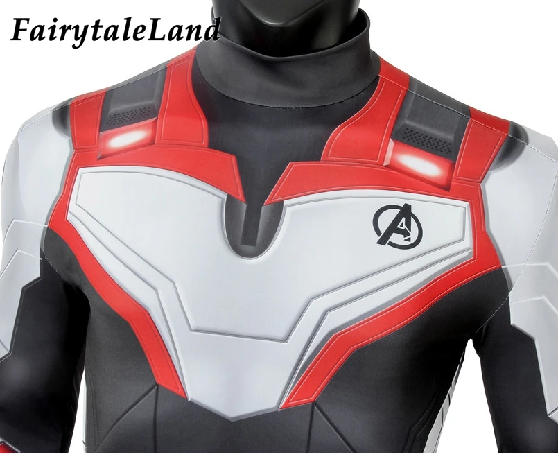 Avengers Endgame Captain America Costume Halloween 3D Printing Jumpsuit Avengers Superhero Team Uniform Thor Iron Man Jumpsuit