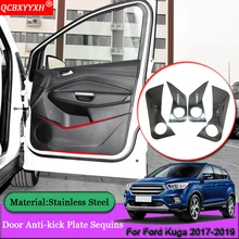 Автомобильный Стайлинг, защита для межкомнатной двери, защита боковых кромок, автомобильные наклейки, аксессуары, анти-удар, коврик для Ford Kuga