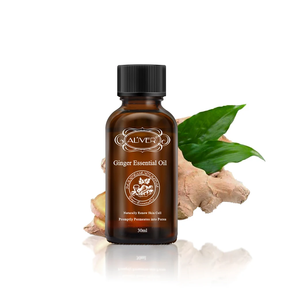 1pc Ginger Essential Oil Therapy Body Massage Skin Care Essence 100